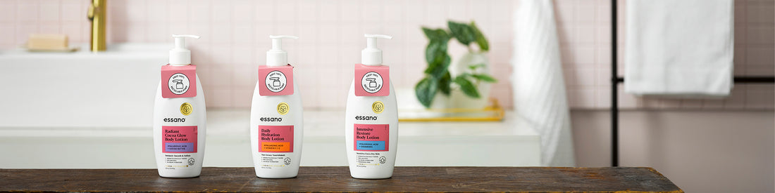 Essano - Our new body lotions powered by hyaluronic acid
