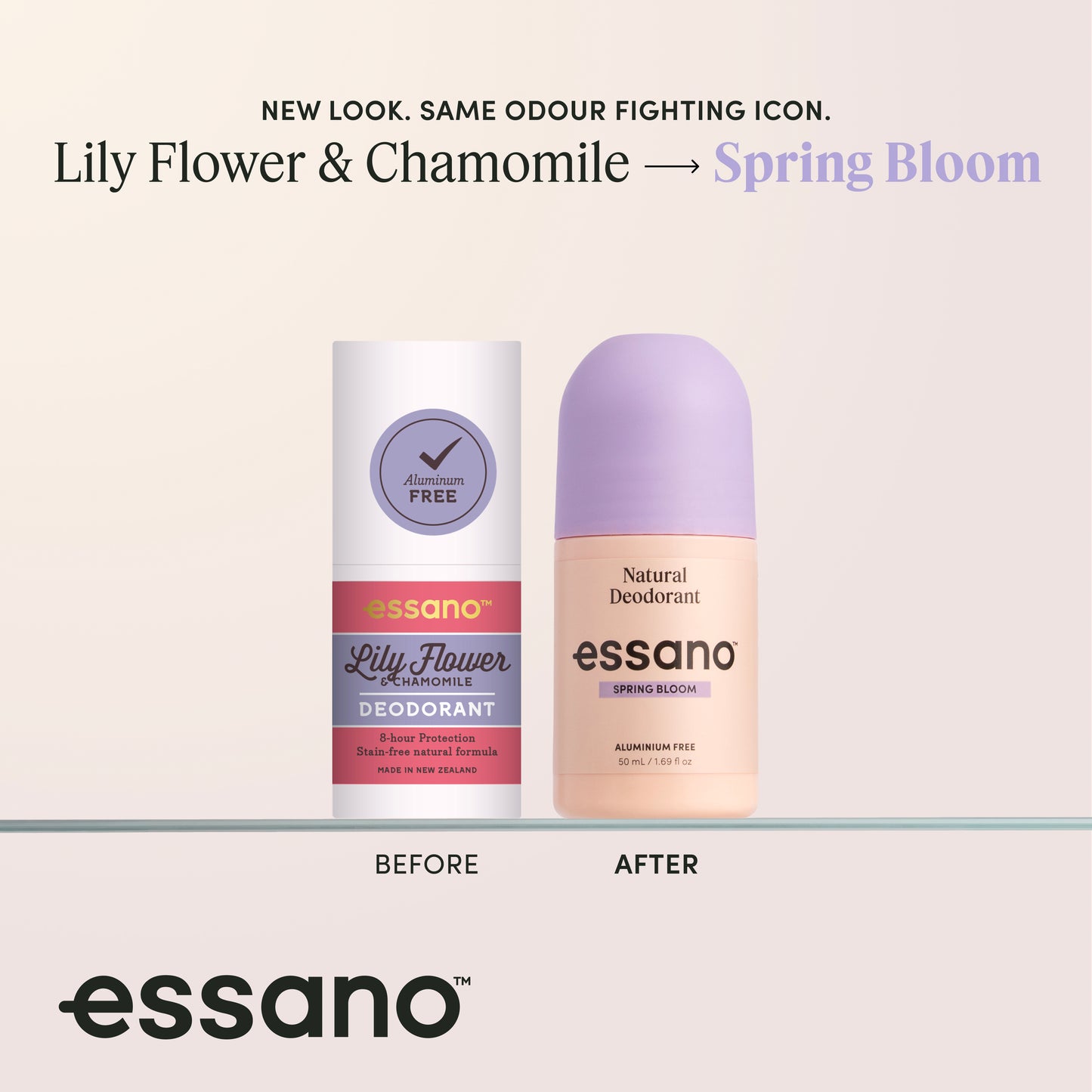 Spring Bloom Natural Deodorant Roll On