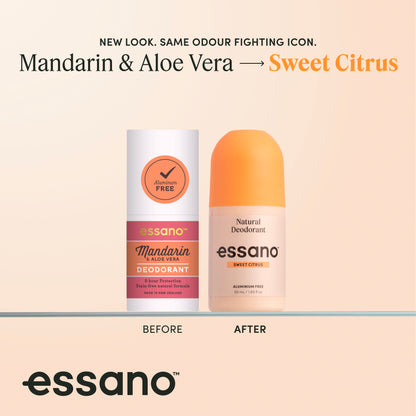 Sweet Citrus Natural Deodorant Roll On