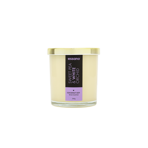 Sweet Pea & White Orchid Candle